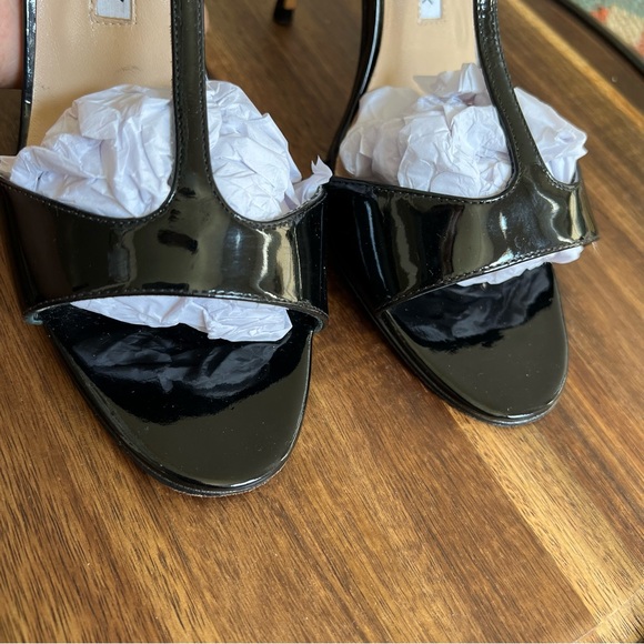 Manolo Blahnik “Cellin” $795 Double T Strap Heels EU38 US8 - Picture 6 of 15